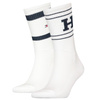 Skarpety unisex Tommy Hilfiger TH MEN SOCK 2P SPORT PATCH Białe (701222630001)