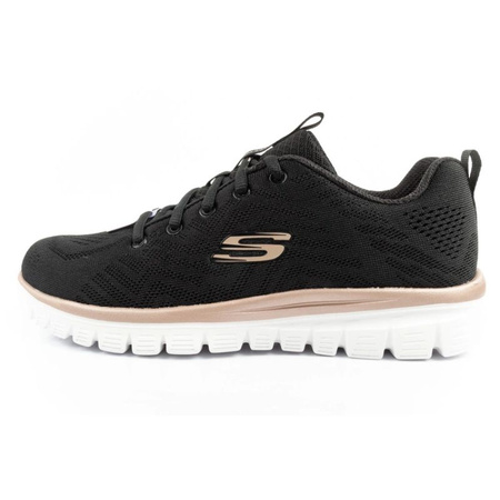 Skechers Graceful-Get buty damskie sportowe wygodne lekkie oddychające (12615/BKGD)