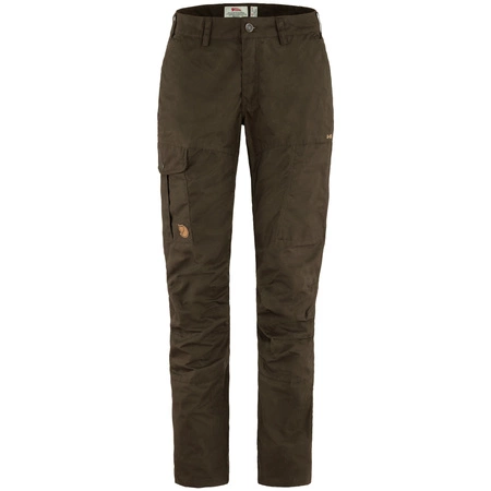 Spodnie outdoorowe damskie Fjällräven Karla Pro Trousers Curved W Dark Olive trekkingowe zielone (F89727-633)