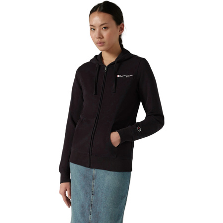Bluza damska Champion Full Zip Hoodie Sweatshirt czarna (118099 KK001)