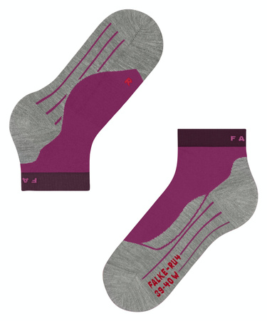 Wyprzedaż - Skarpety damskie krótkie FALKE RU4 Endurance Short Women radiant orchid (16706-8692)