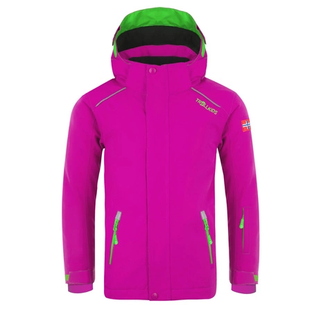 Kurtka zimowa dziecięca Trollkids Kids Holmenkollen Snow Jacket Pro wodoodporna różowa (913-213)