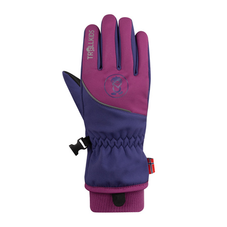 Rękawice softshell Trollkids Kids Trolltunga Glove dla chłopca/dziewczynki (931-243)