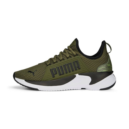 Buty sportowe męskie do biegania Puma Softride Premier Slip On Tiger Camo zielone (378028-03)