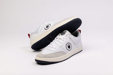 Sneakersy męskie K-Swiss K-Varsity trampki buty sportowe białe (09075-130-M)