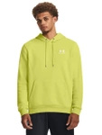 Bluza kangurka męska UNDER ARMOUR Essential Fleece z kapturem zółta (1373880-743)