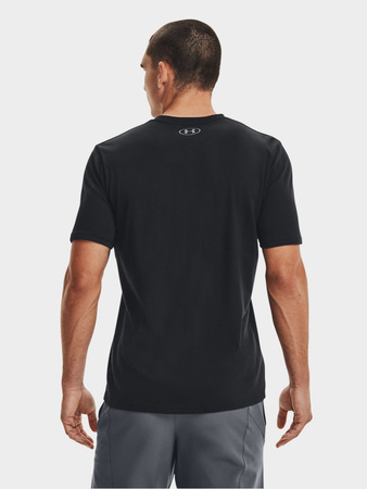 Wyprzedaż - Koszulka sportowa męska Under Armour t-shirt treningowa czarna (1329582-001)
