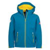 Kurtka softshell dziecięca dla chłopca/dziewczynki Trollkids Kids Trollfjord Jacket atlantic blue/ginger (161-197)