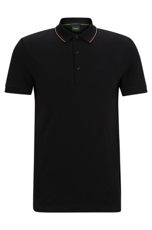 Koszulka Polo męska BOSS Paule 4 NERO slim fit czarna (50506195-002)