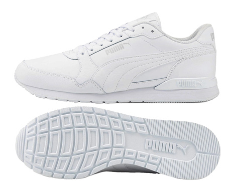 Wyprzedaż - Sneakersy damskie/męskie Puma ST Runner V3 L buty sportowe białe (384855-10)