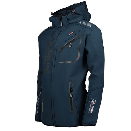 Softshell Geographical Norway ROYAUTE NAVY-BLACK GTX MEN 068 granatowy / czarny męska (WY2005H/GN-Navy / Black)