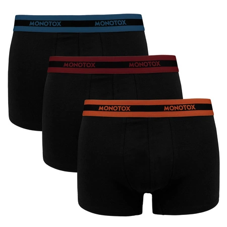 Wyprzedaż - Bokserki męskie 3-pack Monotox Basics Boxer Brief 3-PAK (MX21062)