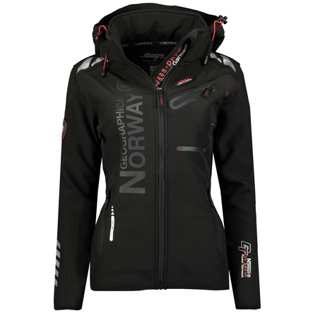 Kurtka outdoorowa damska Geographical Norway Reine S-2XL LADY 068 czarna (WW4708/GN/Black / Black)