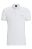 Koszulka Polo męska BOSS Paule 1 BIANCO slim fit biała (50512892-100)