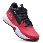 Buty sportowa męskie Under Armour koszykarskie sneakersy treningowe czerwone/czarne (3028512-600)