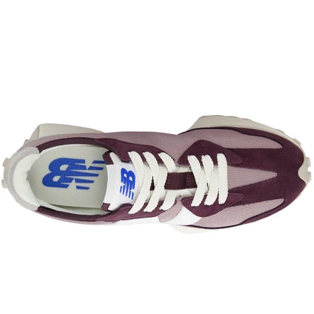 Wyprzedaż - Buty sportowe damskie/męskie New Balance 327 sneakersy zamszowe fioletowe (U327CF)
