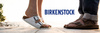 Japonki damskie złote Birkenstock Gizeh Birko-Flor Regular szerokie (1016108)