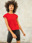 Czerwony t-shirt damski FOR FITNESS (RV-TS-5231.69)