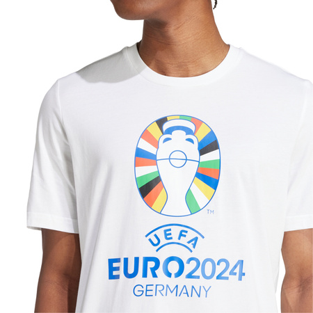 Koszulka męska adidas Euro24 biała (IT9290)