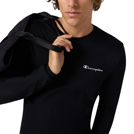 Koszulka męska Champion Longsleeve Tee czarna (221799 KK001)