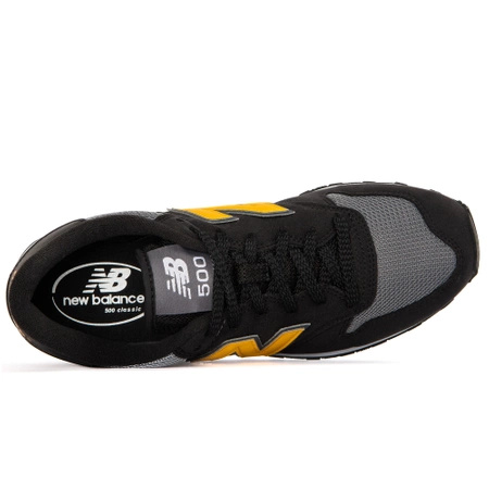 Sneakersy męskie New Balance 500 buty sportowe klasyczne czarne (GM500MG2)