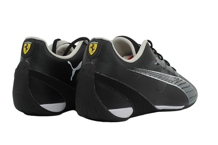 Buty sportowe męskie Puma FERRARI CARBON CAT inspirowane wyścigami z logo Ferrari czarne (307546-01)
