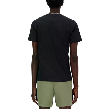 Koszulka New Balance S/S NEW BALANCE STACKED LO BK Czarny (MT41502BK)