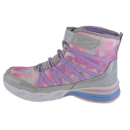 Skechers Sweetheart Lights - Dreamy Love 302667L-SMLT Srebrne 31 (302667L-SMLT)