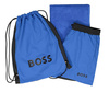 Szorty kąpielowe męskie BOSS Beach Set Medium Blue basenowe niebieskie/czarne (50516178-423)