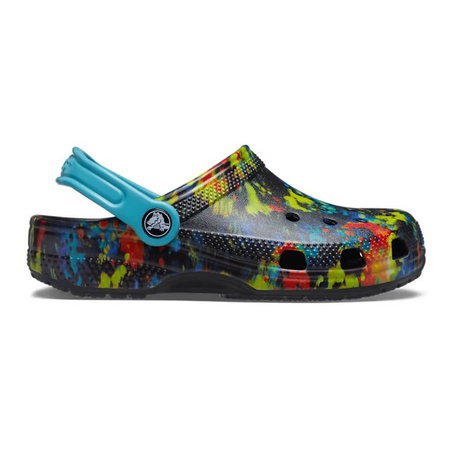 Chodaki sportowe dla dzieci Crocs Classic Tie Dye Graphic Kids na lato wielokolorowe (206995-MULTI)