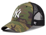 Czapka z daszkiem damska/męska 47 Brand MLB New York Yankees bejsbplówka zielona (B-CBRAN17GWP-CMF)