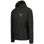 Wyprzedaż - Bluza polarowa męska z kapturem Geographical Norway Unicia czarna EO MEN 235 (WW4510H/GNO-BLACK)