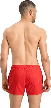 Wyprzedaż - Spodenki plażowe męskie kąpielowe Puma Swim Men Short Length Swim Shorts 1P czerwone (907658-02)