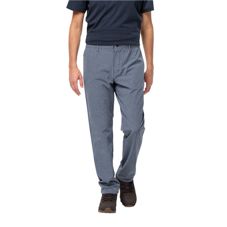Wyprzedaż - Spodnie długie męskie Jack Wolfskin Winternebel Pants ocieplane wodoodporne niebieskie (1508421_1010)