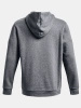 Bluza z kapturem męska UNDER ARMOUR Essential Fleece bawełniana z kieszenią szara (1373880-012)