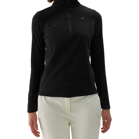 Bluza polarowa damska 4F F048 głęboka czerń (4FWAW24UFLEF048 20S)