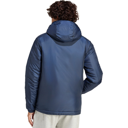 Kurtka męska adidas Essentials 3-Stripes Insulated Hooded granatowa (IS1278)
