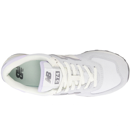 Sneakersy damskie New Balance 574 zamszowe buty sportowe klasyczne szare (WL574AG2)