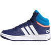 Buty dla dzieci adidas Hoops Mid granatowe (GW0400)