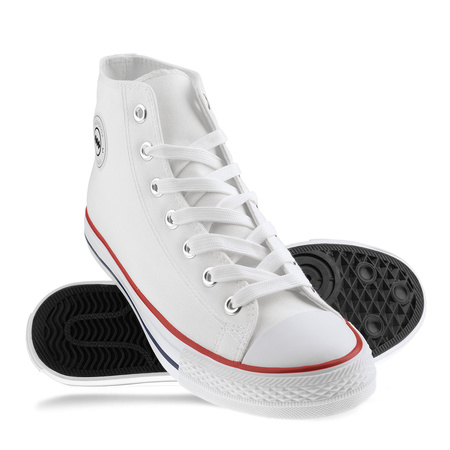 Buty Damskie Monotox NORRIS HIGH W WHITE Biały (W-FT-02WHITE)