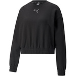 Wyprzedaż - Bluza dresowa damska Puma Her Crew TR nierozpinana sportowa bawełniana czarna (847094-01)