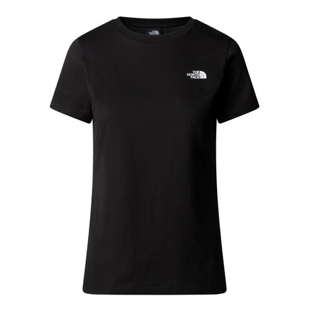 Koszulka The North Face W S/S SIMPLE DOME SLIM Czarny (NF0A87NHJK3)