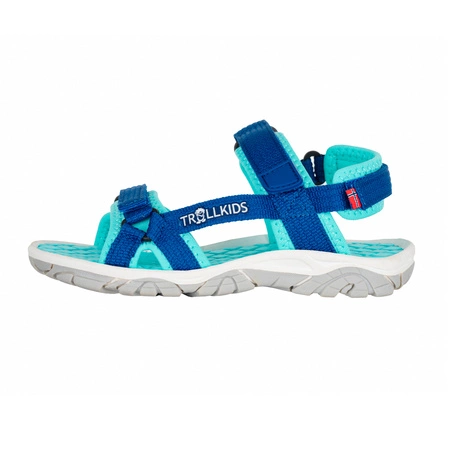 Sandały sportowe dziecięce dla chłopca/dziewczynki Trollkids Kids Oslofjord Sandal midnight blue / dark mint (268-134)