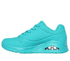 Buty sportowe damskie Skechers Uno Stand On Air sneakersy zielone (73690-TURQ)