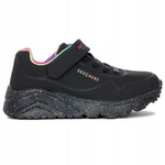 Trampki dla dzieci czarne Skechers Uno Lite Rainbow Specks (310457L-BKMT)