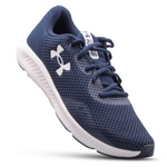 Buty do biegania męskie UNDER ARMOUR Charged Pursuit 3 sportowe przewiewne granatowe (3024878-401)