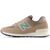 Sneakersy damskie/męskie New Balance 574 buty sportowe uniwersalne skórzane brązowe (U574SBB)