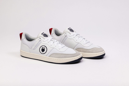 Wyprzedaż - Sneakersy męskie K-Swiss K-Varsity trampki buty sportowe białe (09075-130-M)