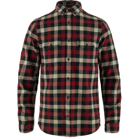 Koszula z długim rękawem męska Fjällräven Skog Shirt M Dark Navy-Red (F81353-555-320)