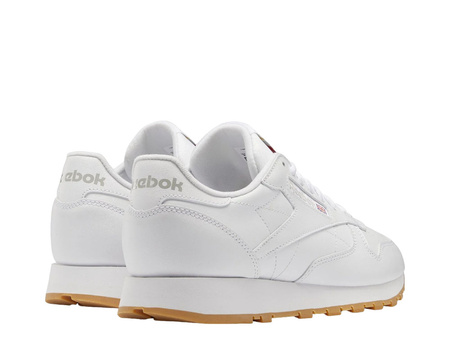 Buty sportowe skórzane męskie Reebok Classic Leather sneakersy lifestylowe białe (100008491)